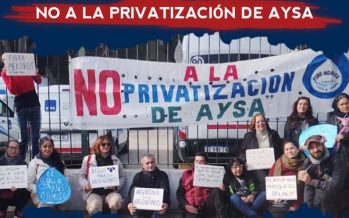 Organizaciones ambientalistas de Escobar en alerta y movilización por la privatización de AySA