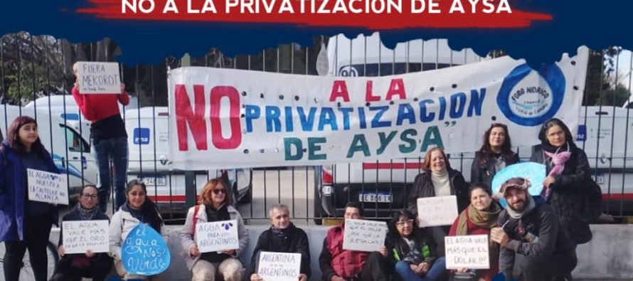 Organizaciones ambientalistas de Escobar en alerta y movilización por la privatización de AySA