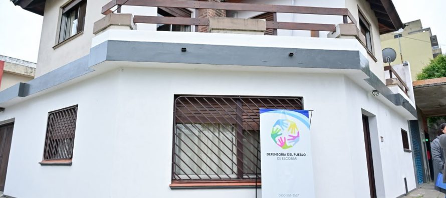 La Defensoría del Pueblo inaugura una sede en Escobar